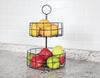 Interior Innovations 2-Tier Wire Stand Basket and Organizer