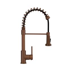 Strictly Kitchen and Bath One-Handle Copper Pull-Down Kitchen Faucet at ...