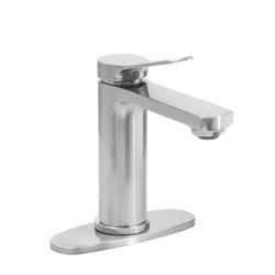 Tuscany Torsten One-Handle Brushed Nickel Bathroom Sink Faucet at