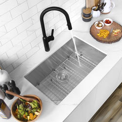 Stylish® Emerald Undermount 28'' Stainless Steel Single Bowl Kitchen ...