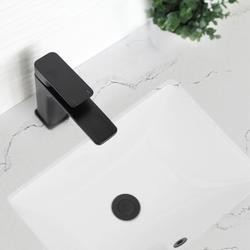 DeerValley Lavabo De Salle De Bain Rectangulaire Sous Plan En Porcelaine Vitrifiée De 16 P