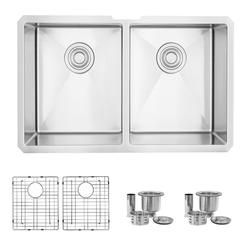Stylish®Topaz Undermount 28 inch Stainless Steel 16 G Double Bowl