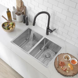 Stylish®Topaz Undermount 28 inch Stainless Steel 16 G Double Bowl