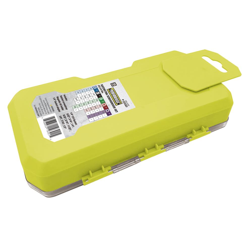 MENARDDeviceセット Performax® Quick Change Ratcheting Multi-Bit Screwdriver Set - 35