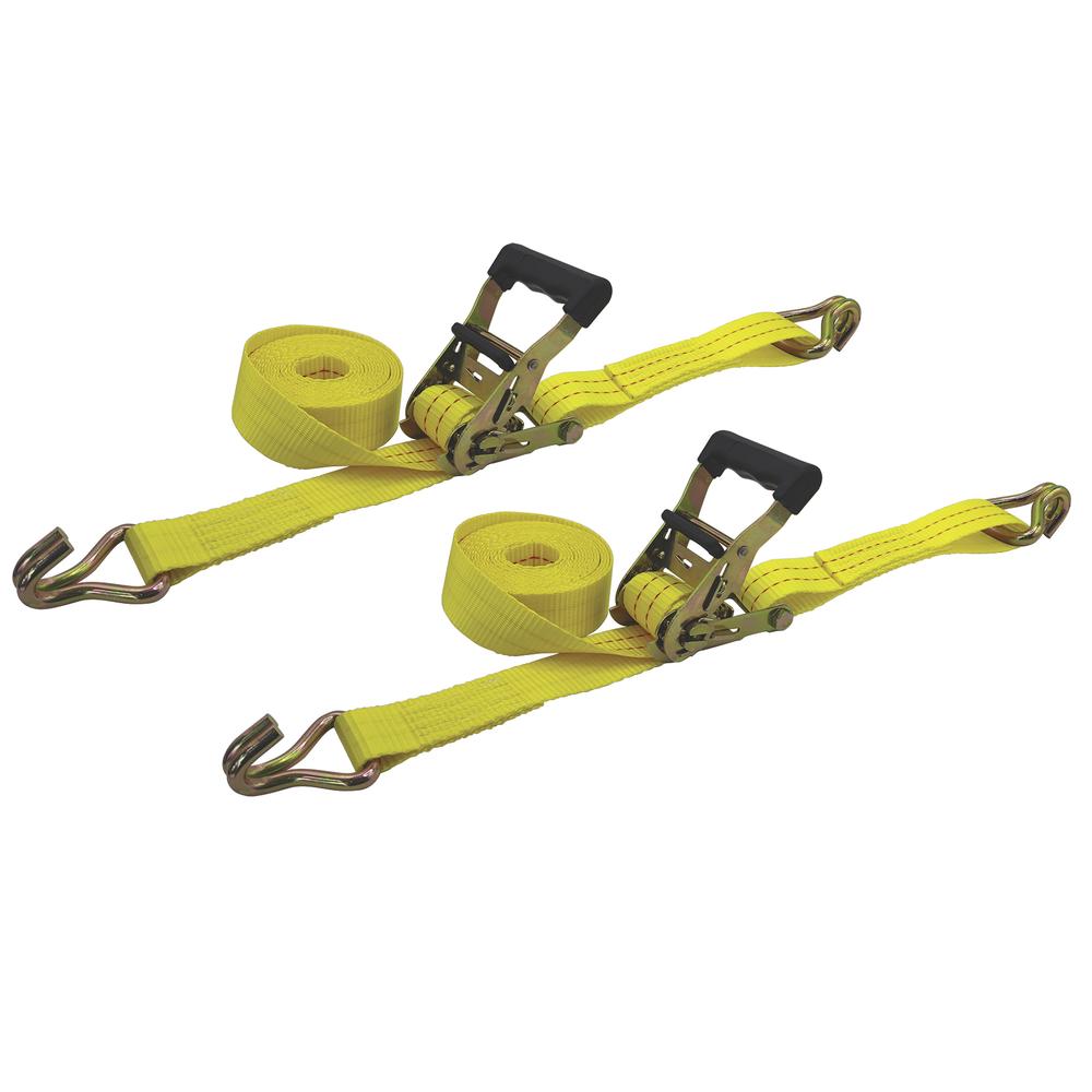 16 ft. x 1-1/2 in. Ratchet Tie-Downs (2-Pack) 16 ft. x 1-1/2 in. Ratchet Tie-Downs (2-Pack)
