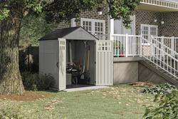 Suncast® Everett® 6 x 5 Outdoor Resin Storage Shed at Menards®