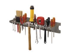 Costway Utility Tool Organizer Wall Mount Tool Storage Rack 330lbs