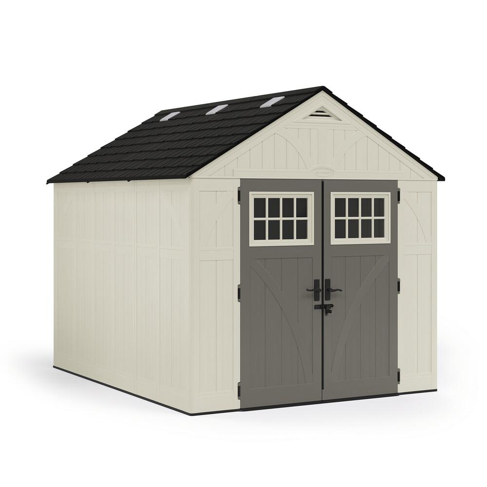 Suncast® Tremont® 8 x 10 x 8 Outdoor Resin Storage Shed at Menards®