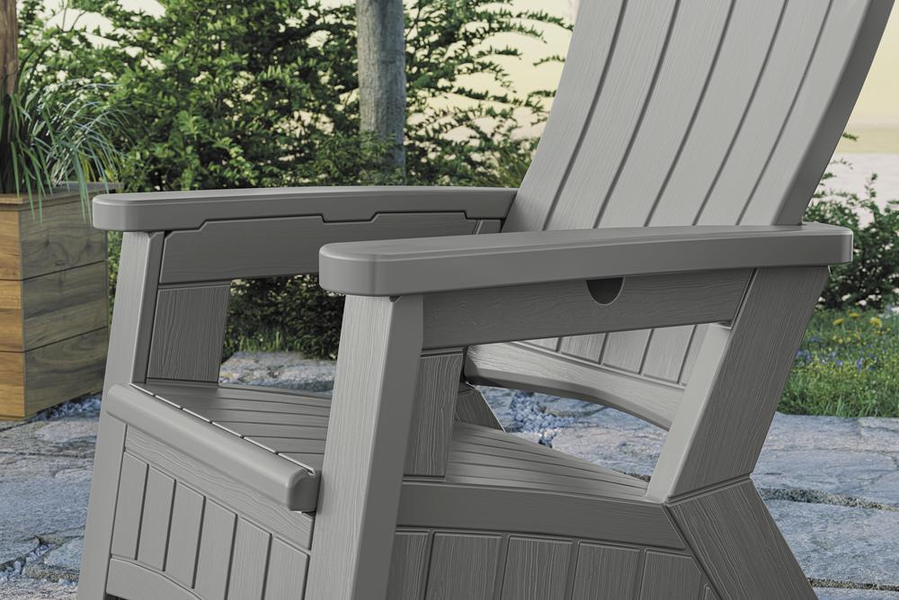 Suncast Adirondack Chair With Storage - Thumbnail 2