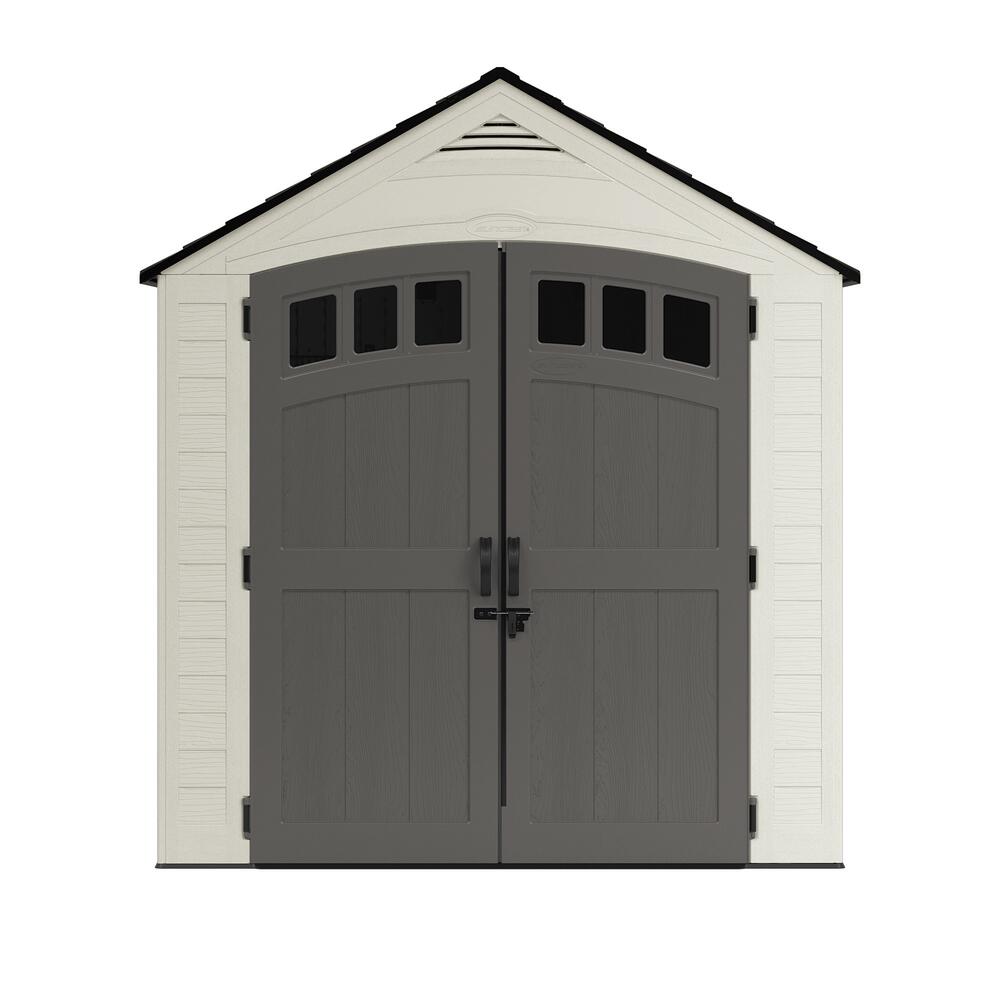 Suncast® Cloverdale® 7 x 7 x 8 Outdoor Resin Storage Shed at Menards®