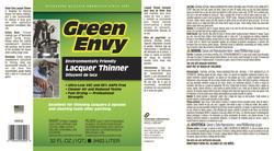 Green Envy Lacquer Thinner, 1 Gallon