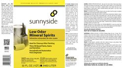 Sunnyside 1 Quart Mineral Spirits - Power Townsend Company