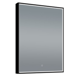 Tuscany® 24"W x 32"H Black Framed LED Lighted Mirror with Defogger at ...