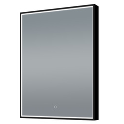 Tuscany® 24"W x 32"H Black Framed LED Lighted Mirror with Defogger at ...