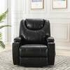 Lifesmart® Jefferson Black Power Lift Chair with Heated Massage