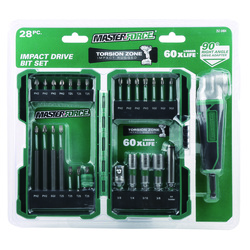 Masterforce® Impact Drive Bit Set - 28 Piece at Menards®