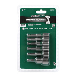 マレット4組セット Masterforce® Impact Magnetic Nut Driver Set - 6 Piece at Menards®
