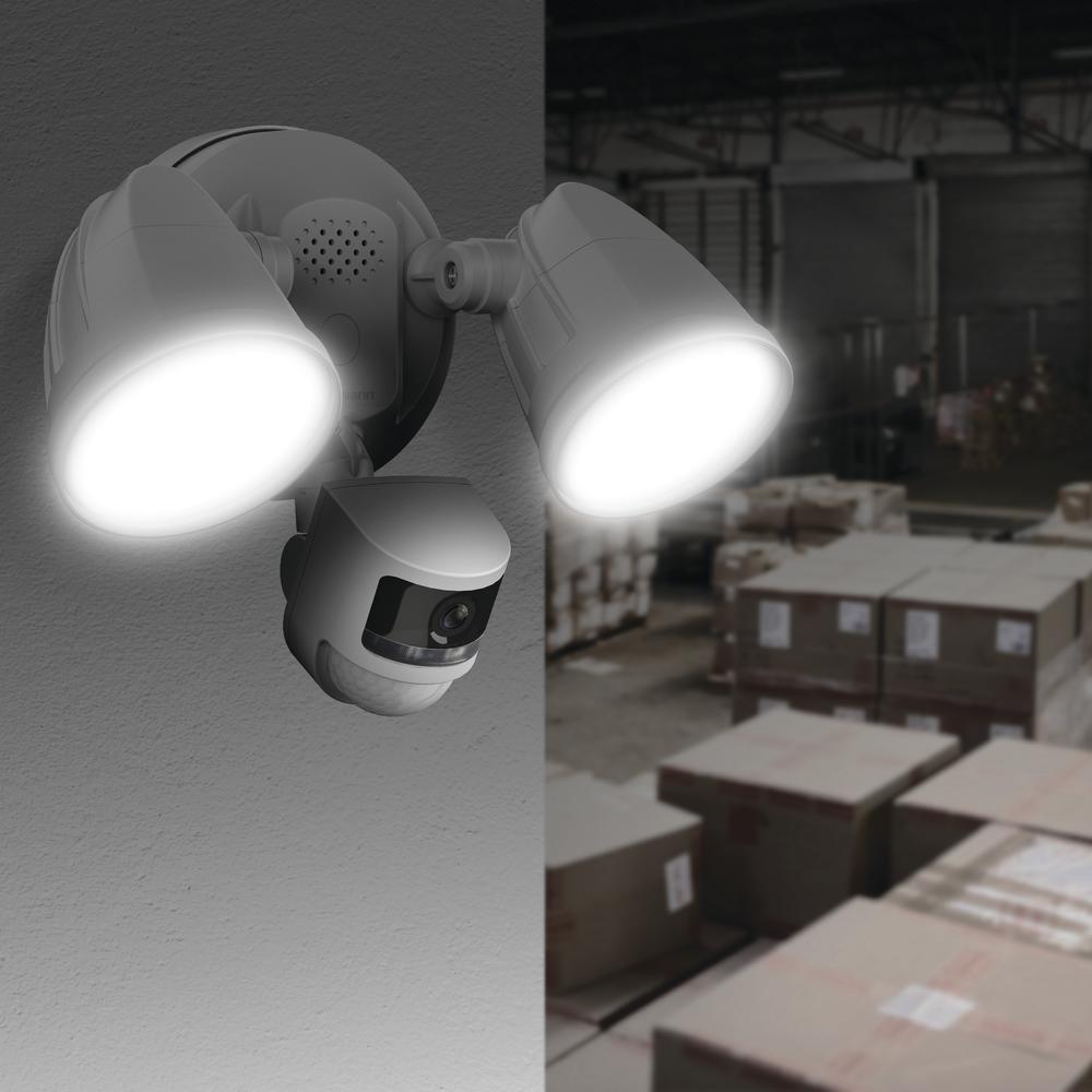 Swann® 4K Wired Floodlight Security Camera at Menards® Swann® 4K Wired Floodlight Security Camera at Menards®