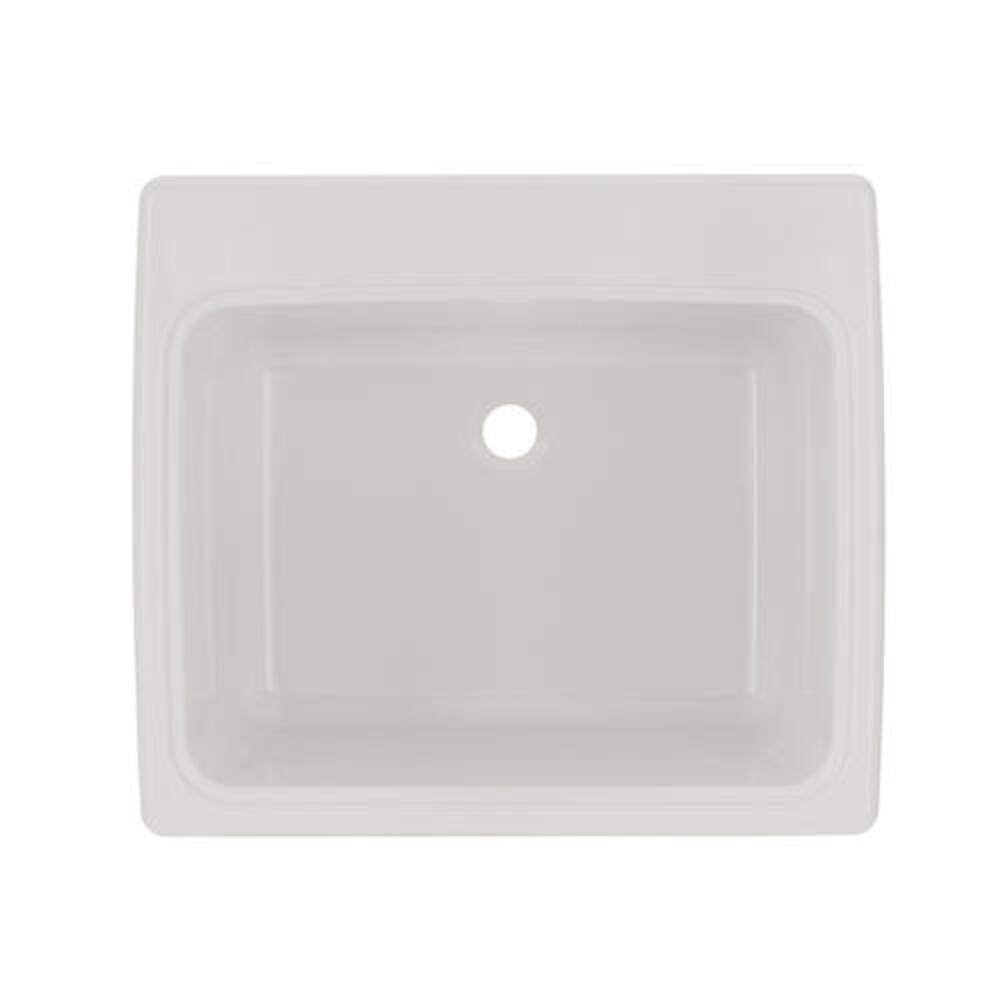 Swan Solid Surface Undermount Utility Sink, 25x22 Inch, White