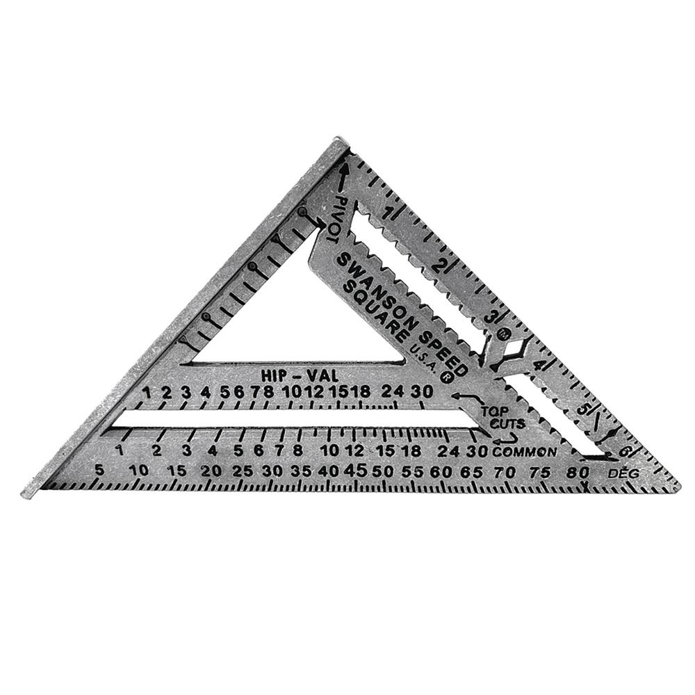 Swanson® Speed® Square Pro 7" Aluminum Rafter Square
