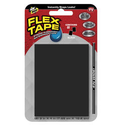 FLEX TAPE® Mini 3 x 4 Black Strong Rubberized Waterproof Tape - 2 Pack
