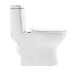 Swiss Madison Ivy 1-Piece White Standard Height Elongated Toilet at ...