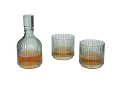 Mason Craft Gray 3-Piece Stacking Drink Set at Menards®