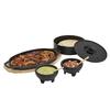 Infuse 8-Piece Cast Iron Fajita Set