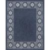 Tayse Sierra Navy 7'10" x 9'6" Indoor/Outdoor Area Rug