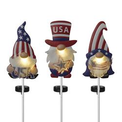 Patriot Lighting® Patriotic Solar Gnome Landscape Light Assorted