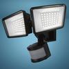 Patriot Lighting® LED Solar Dual Head Motion Sensor Outdoor Security Flood Light