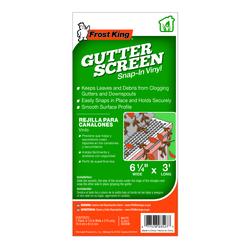 Gutter Menards Frost King® 3' White Vinyl Gutter Cover at Menards®