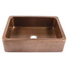 AKDY Workstation Farmhouse/Apron Front 33" Stainless Steel Single Bowl Kitchen Sink