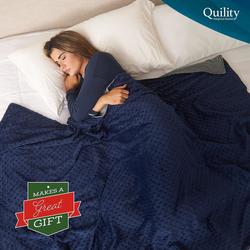 Quility 25 lbs. Queen Sized Weighted Blanket at Menards