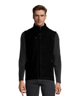 Knoss® Men's Black Horizon Fleece Vest - Large at Menards®