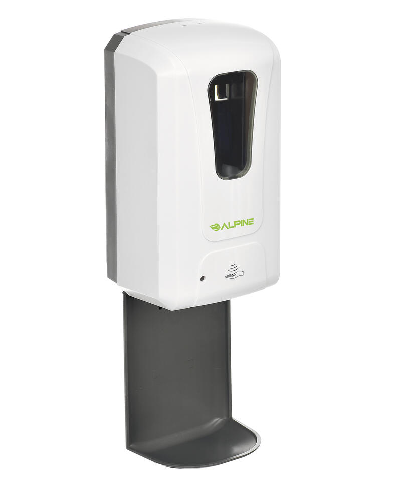 Alpine Industries 40oz Wall Mount Automatic Gel Hand Sanitizer