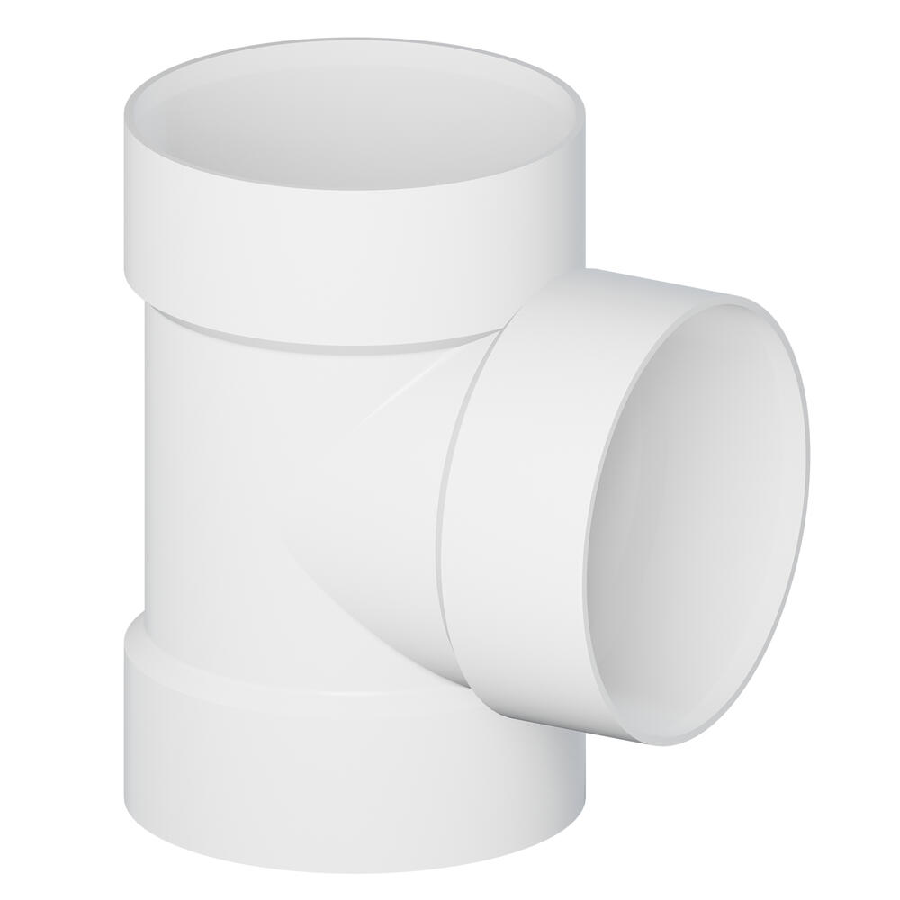 3" Sewer and Drain PVC Tee