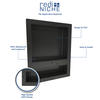 AKDY 24" x 12" Brushed Stainless Rectangular Shower Niche