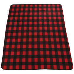 Black discount plaid throw