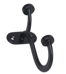 Designer s Image Matte Black Double Coat Hook