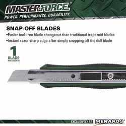Fiskars® Snap-Off Utility Knife (18 mm.) – Diy (5 Blades)