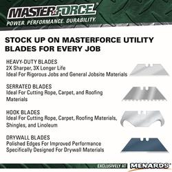 Masterforce® Quick Change Folding Retractable Utility Knife at Menards®