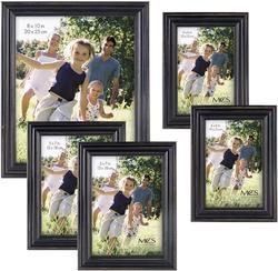 MCS® Industries 5-Piece Rustic Wood Frame Set - Black