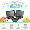 Alpine Cuisine® 5-Piece Carbon Steel Baking Set