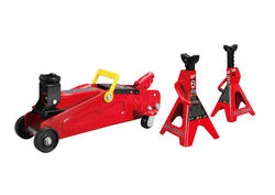 Torin® Big Red 2-Ton Trolley Jack with 2-Ton Jack Stands at Menards®