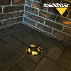 Touchstone Low Voltage LED Sand Stone Domed Well Light at Menards®