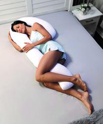  Contour Swan Body Pillow w/Pillowcase & Mesh