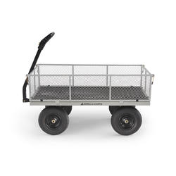 Gorilla Carts Steel Dump Cart Garden Beach Wagon, 1,200 Pound Capacity,  Gray, 1 Piece - Ralphs