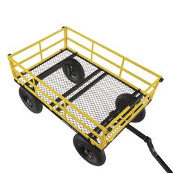 Gorilla Carts GOR1400-COM Heavy-Duty Steel Utility Cart with Removable