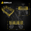 Gorilla Carts® Steel Utility Cart - 1,500 lb.